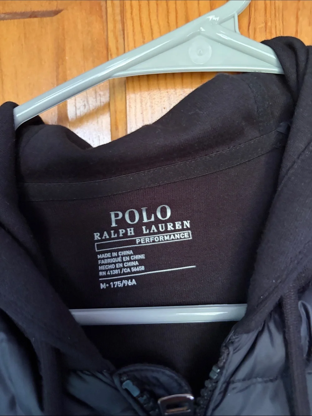 Polo by Ralph Lauren Black Quilted Hooded Puffer Jacket
